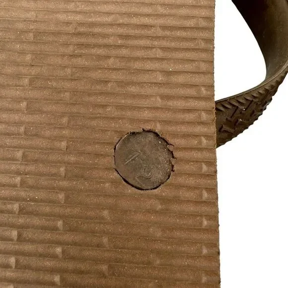 Panama Jack Flip Flops Mens Size 12 Brown Thong Slip On Tropical Beach Casual - Picture 5 of 5